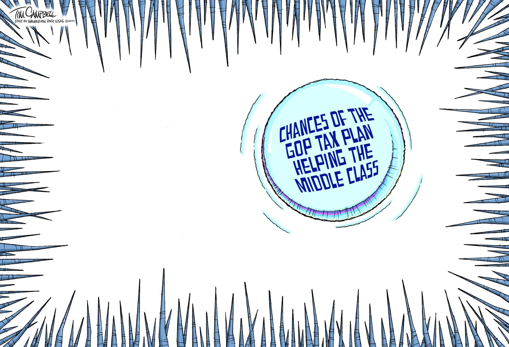 Tim Campbell cartoon